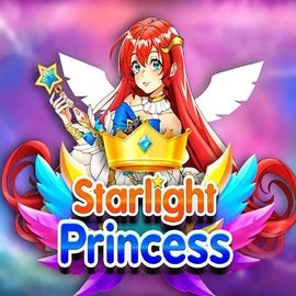 Starlight Princess slot logo by Pragmatic Play at Newlucky Casino